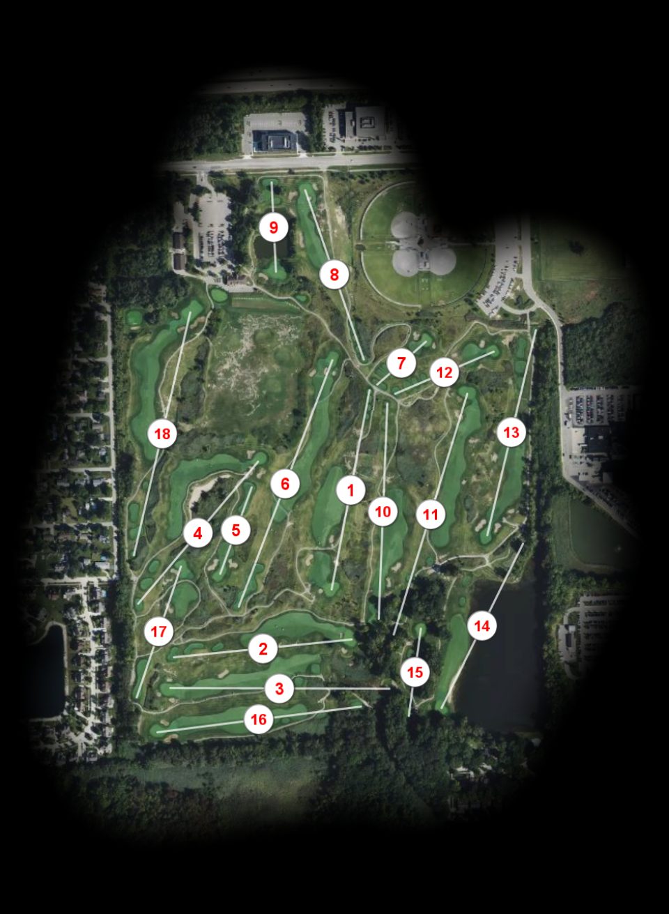 Sanctuary Lake Golf Course course overview