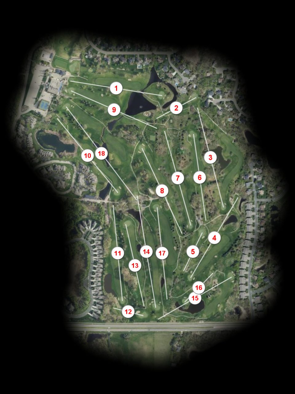 Bracketts Crossing Country Club course overview