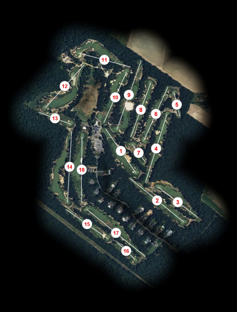 Running Deer Golf Club course overview