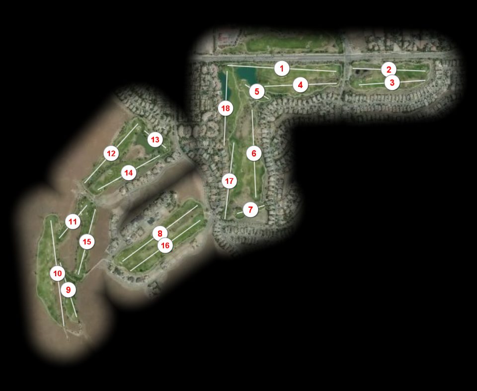Red Hawk Golf and Resort Hills course overview