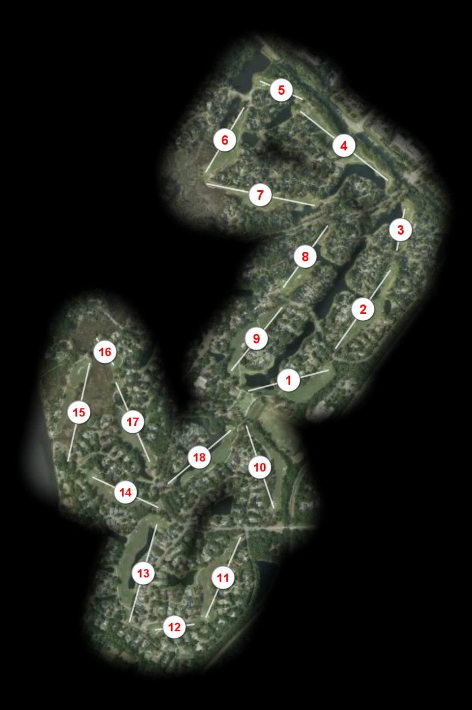 The Landings Club Oak Ridge course overview