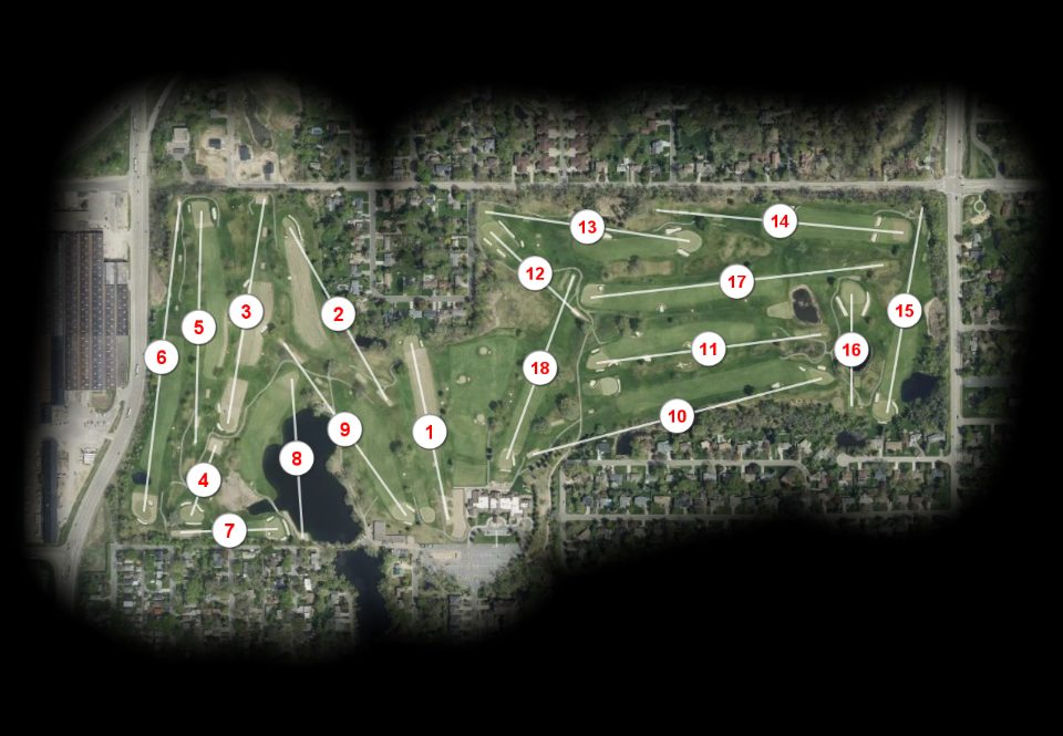 Midland Hills Country Club course overview