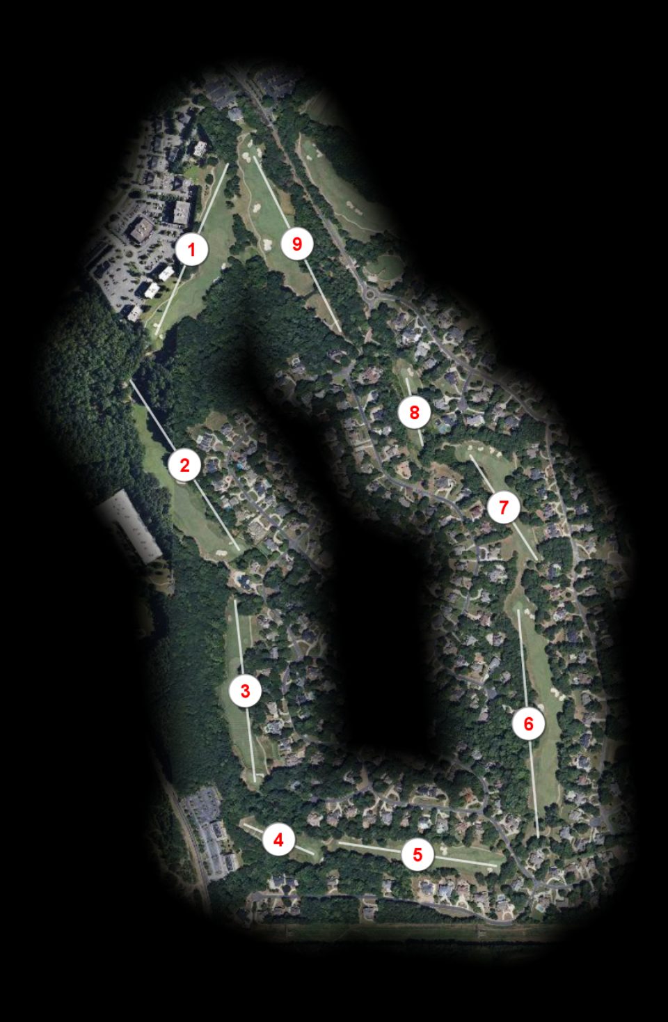 Creek nine at Eagles Landing Country Club