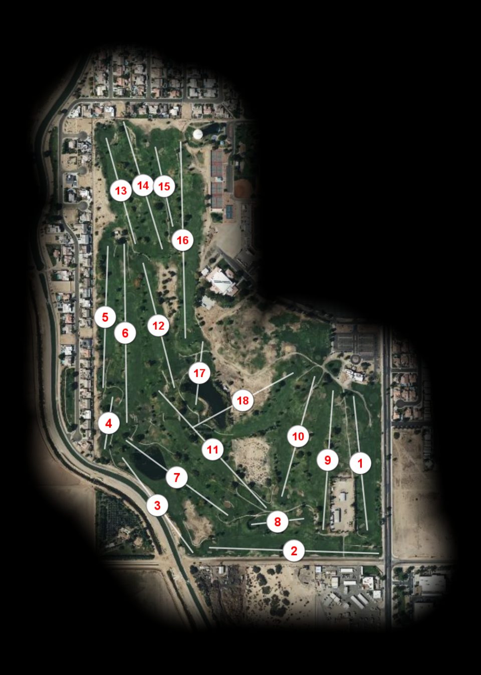 Desert Hills Municipal Golf Club course overview