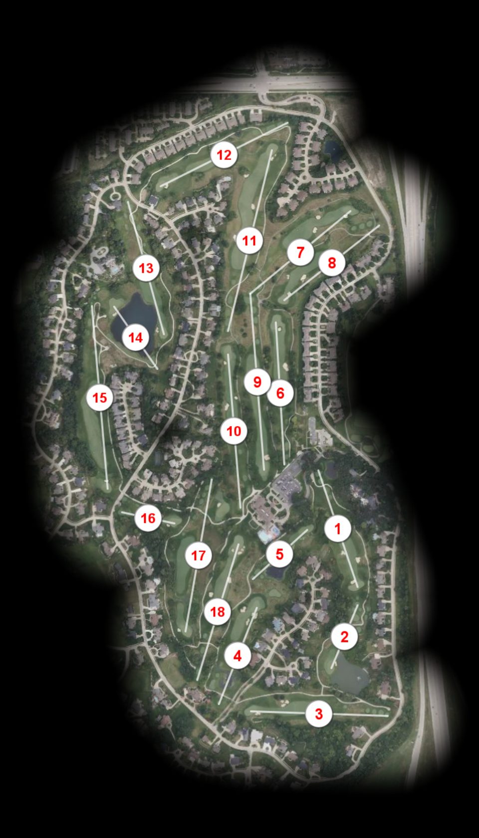 Glen Oaks Country Club course overview