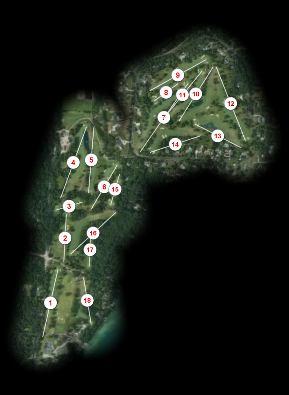 Chenequa Country Club course overview