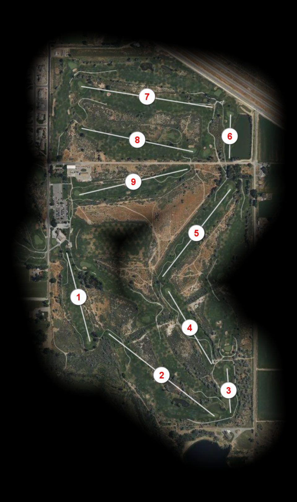 Mesa Course nine at Adobe Creek National Golf Club