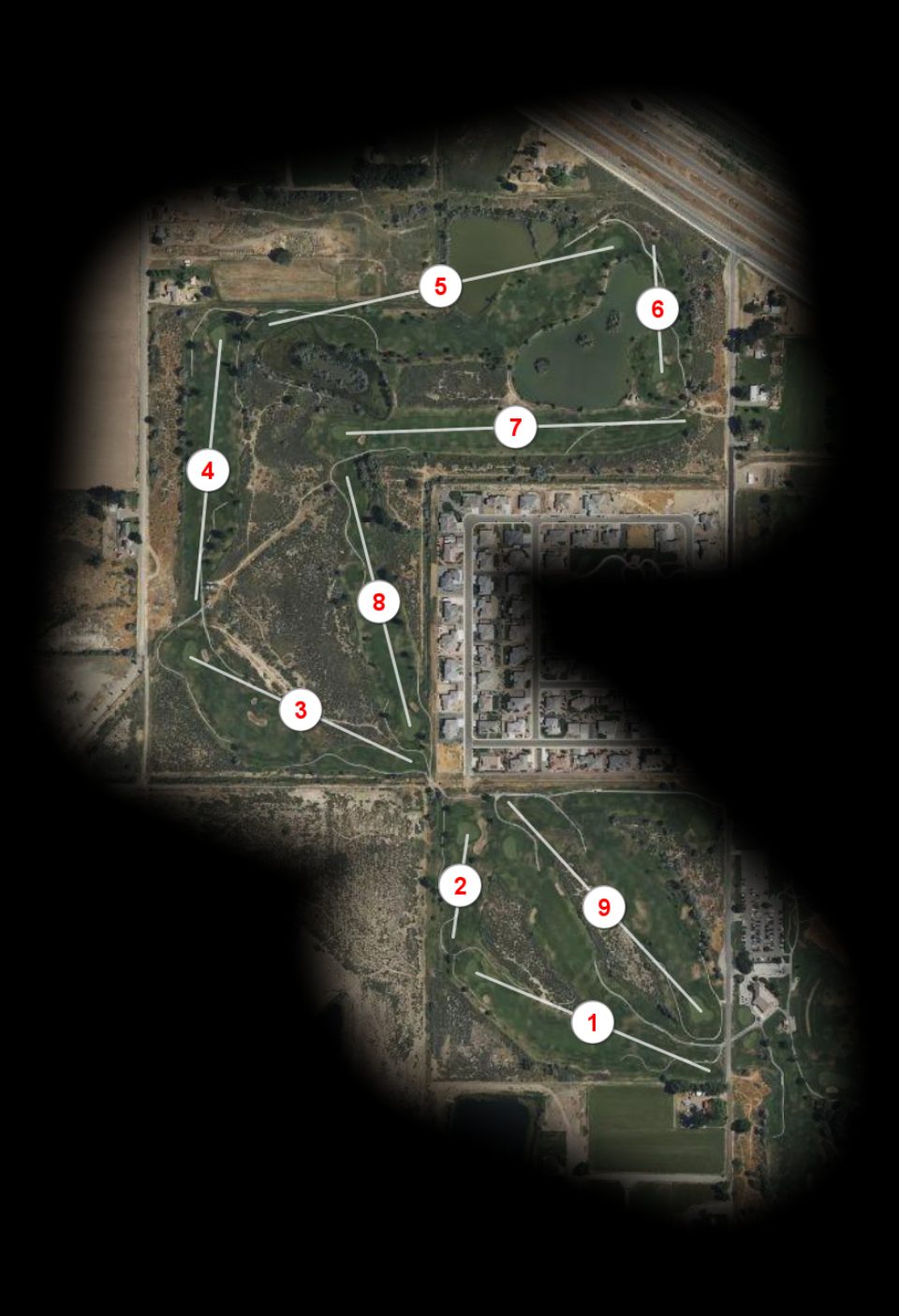 Monument Course nine at Adobe Creek National Golf Club