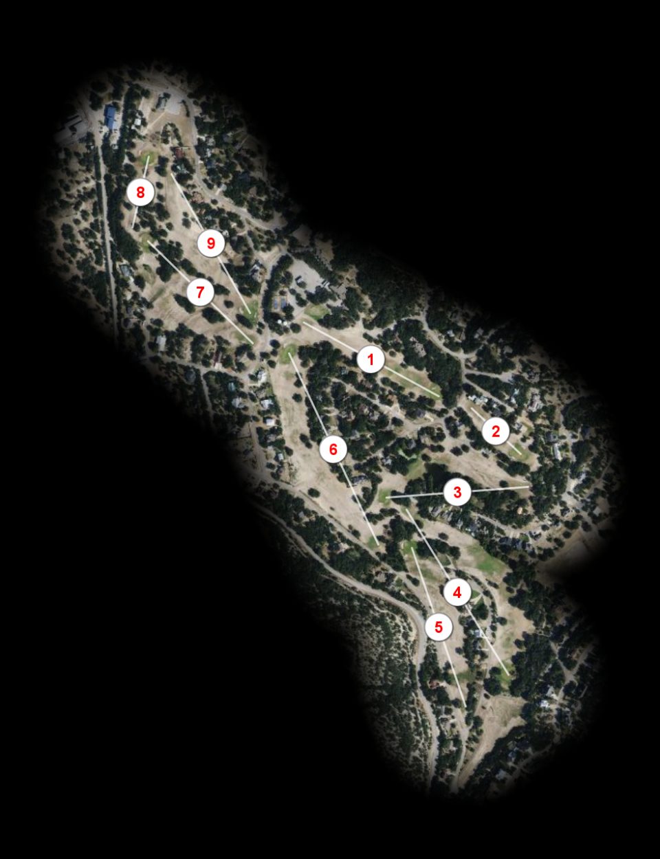 Pedernales Country Club course overview