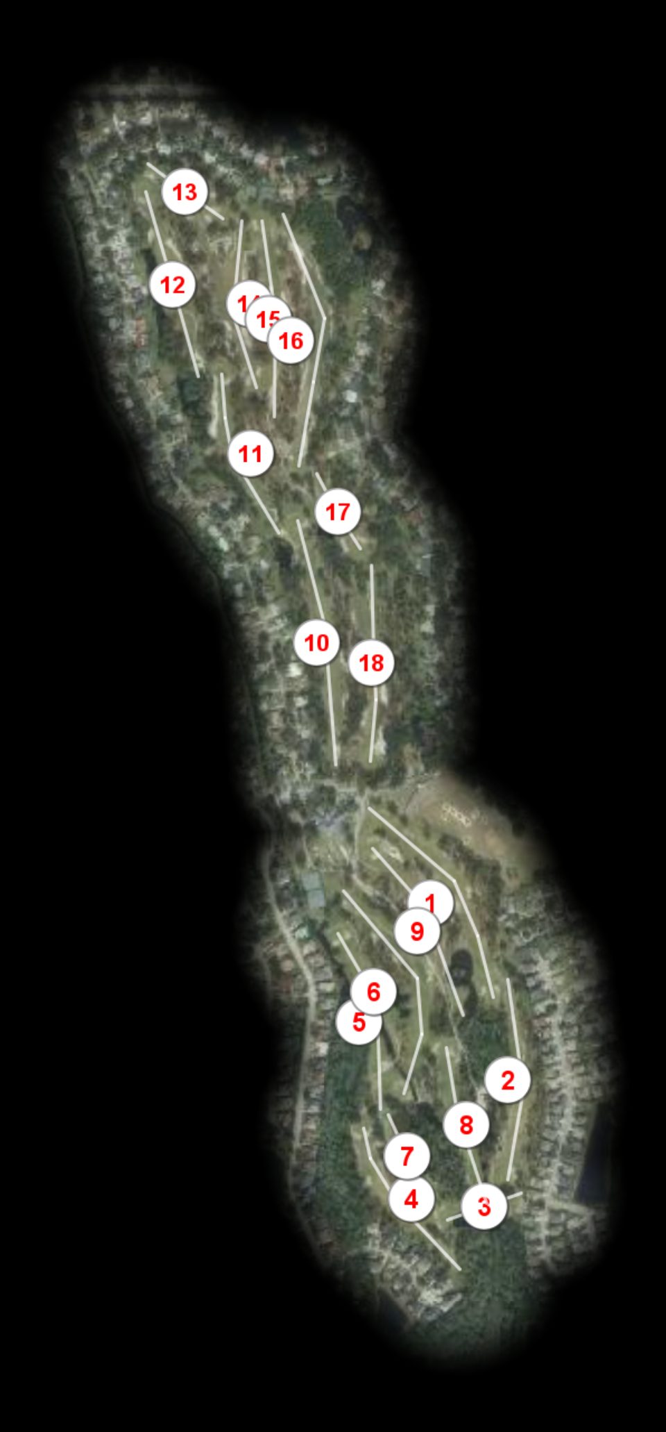 Rio Pinar Golf course overview