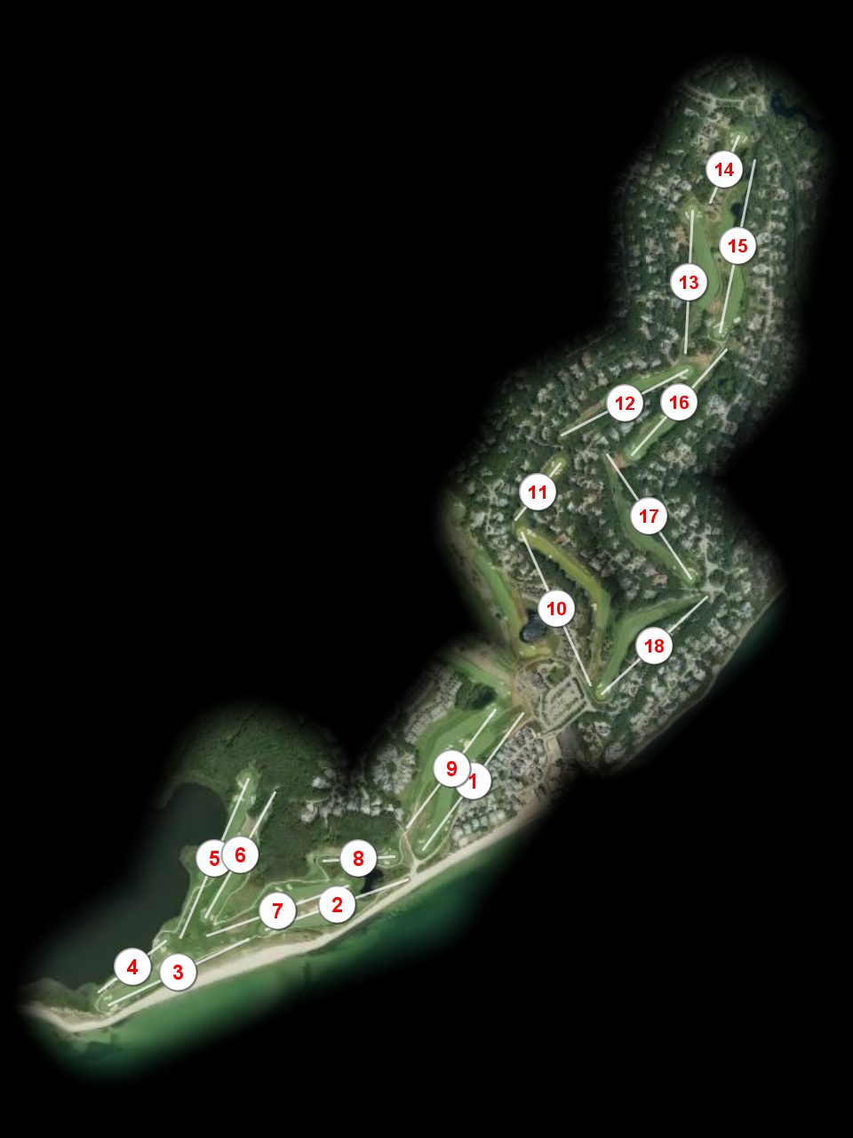 New Seabury Golf Club Ocean course overview