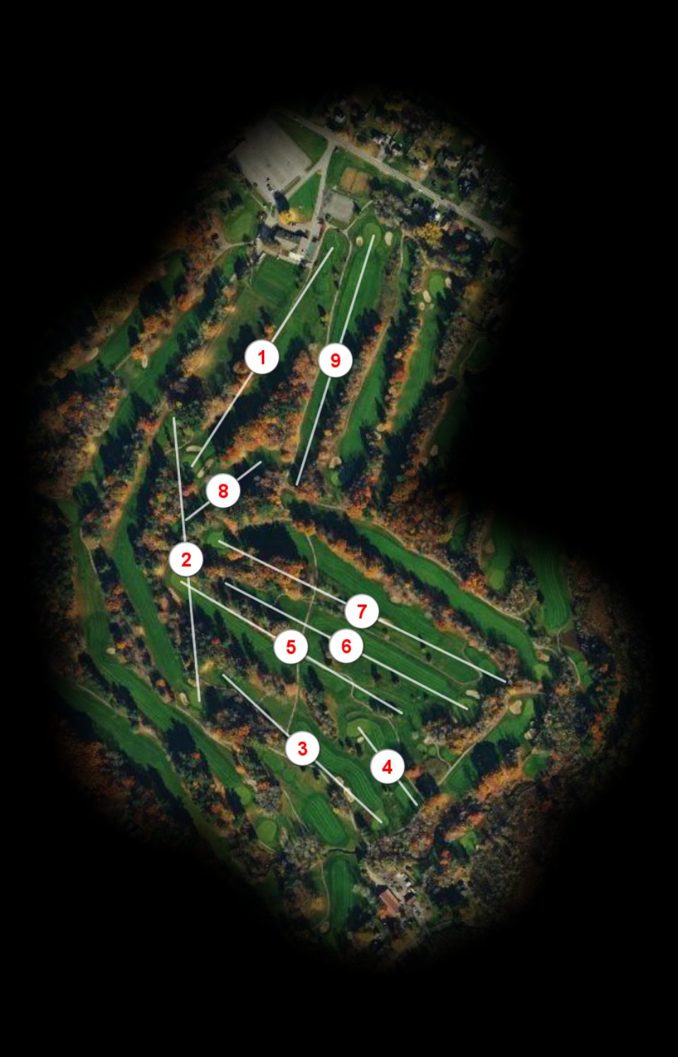 Blue nine at Town of Colonie Golf Course