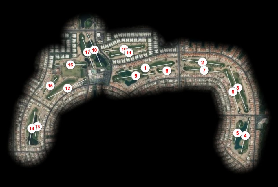 Cottonwood Country Club course overview