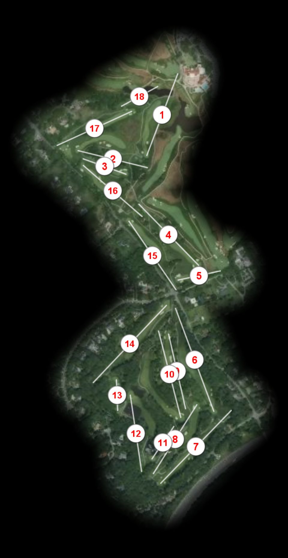 Congressional Country Club Gold course overview
