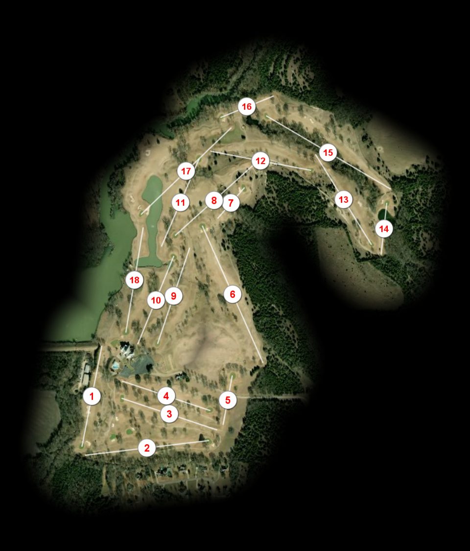 Hurricane Creek Country Club course overview