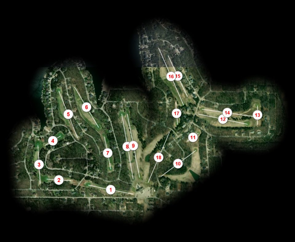 Raintree Country Club course overview