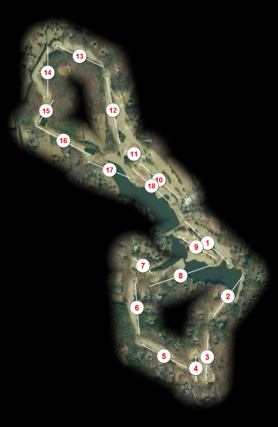 Hermitage Country Club Sabot course overview