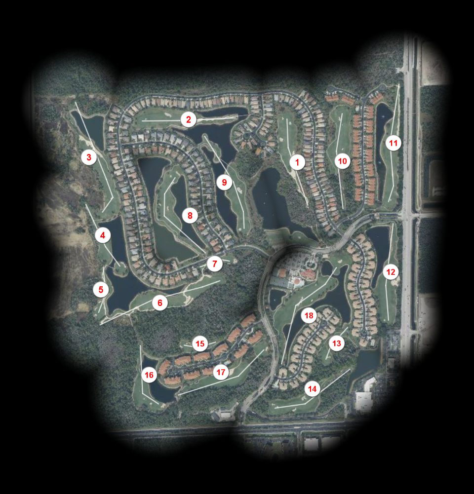 Naples Lakes Country Club course overview