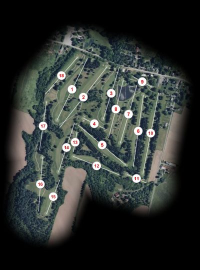 Arrowhead Golf Course Red/White