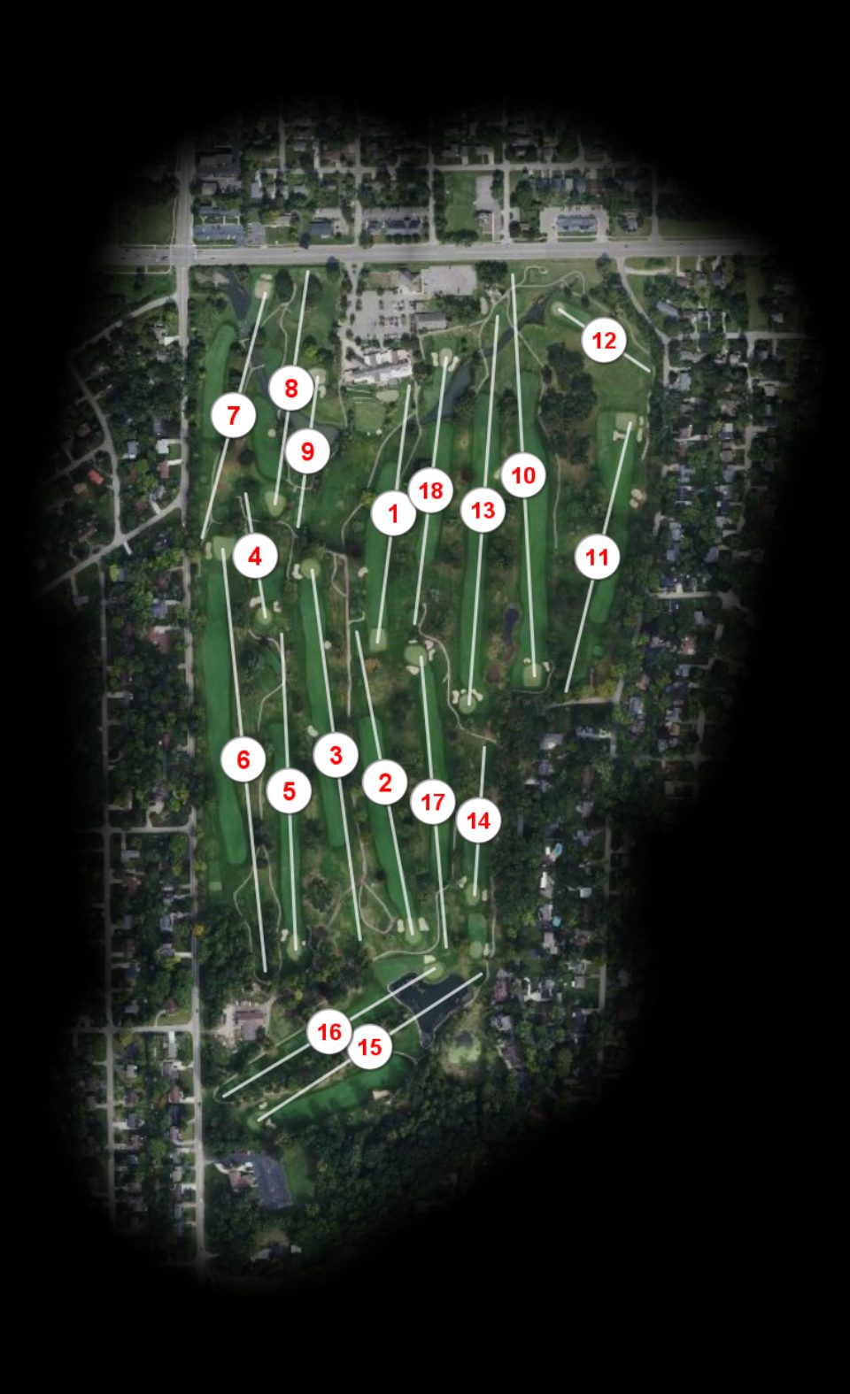 Washtenaw Golf Club course overview
