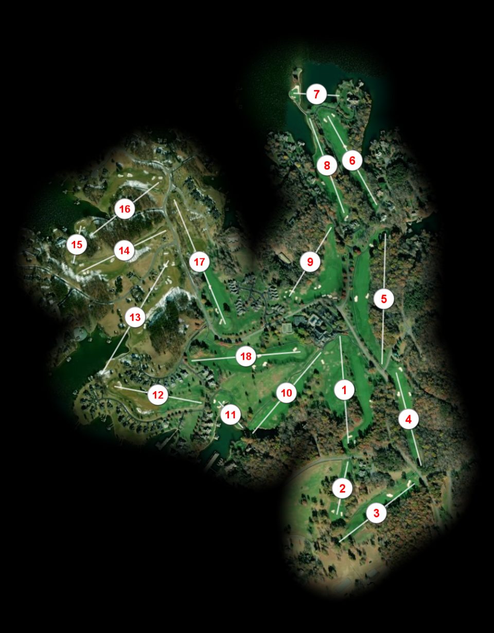 The Waters Edge Country Club course overview