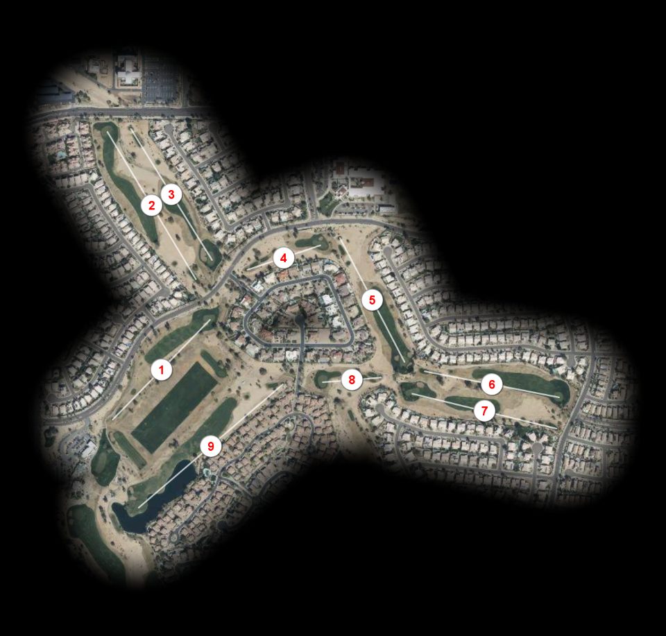 North nine at Palm Valley Golf Club