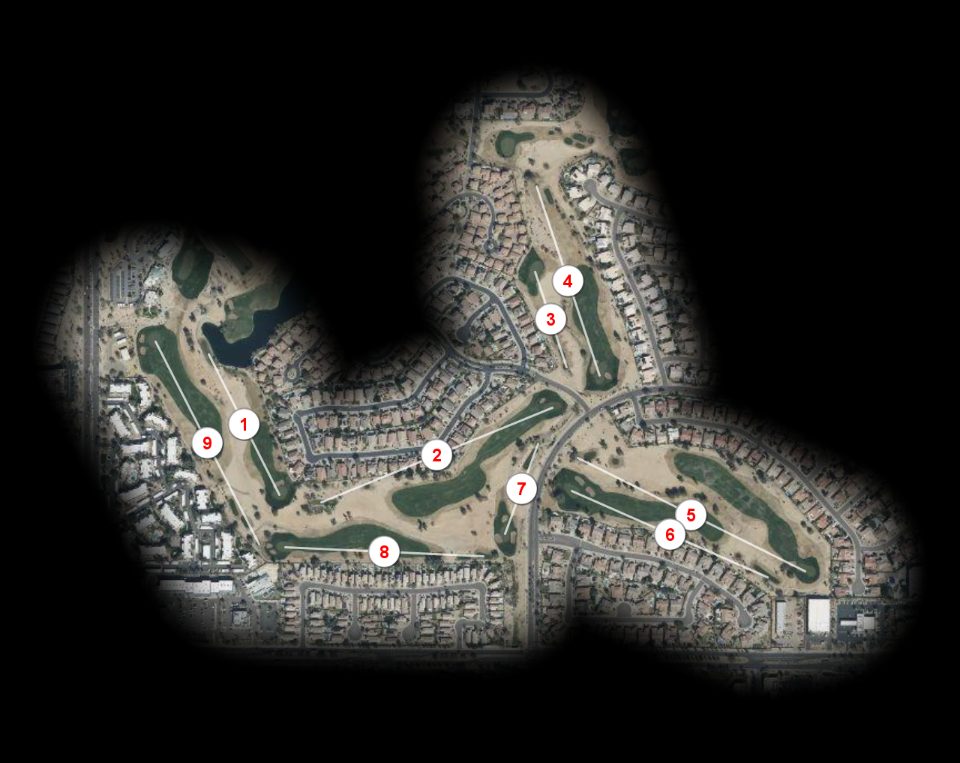 South nine at Palm Valley Golf Club