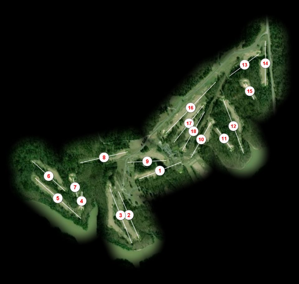 Hidden Cove Golf Club at Grayson Lake State Park Hidden Cove at Grayson Lake State Park course overview