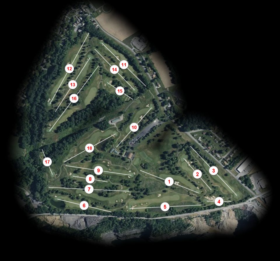 Dauphin Highlands Golf Club course overview