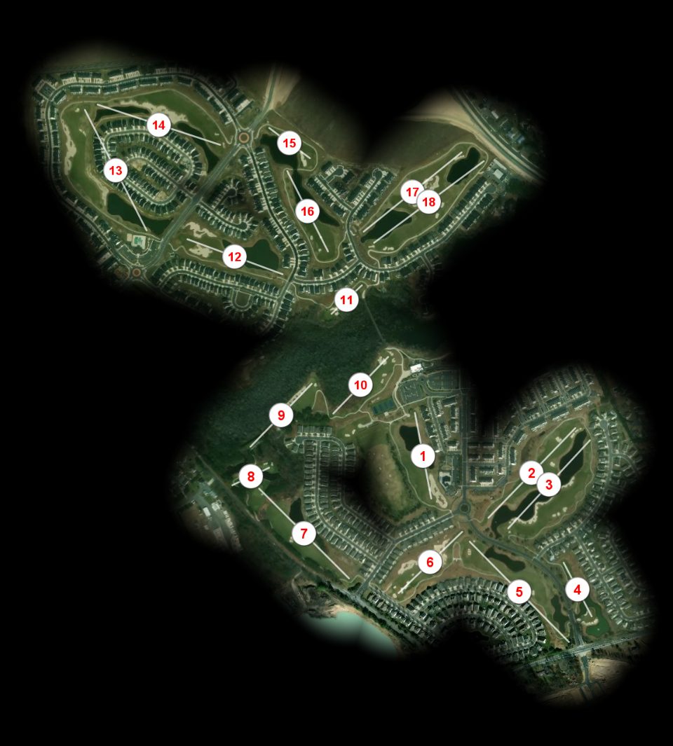 Plantation Lakes Golf & Country Club course overview