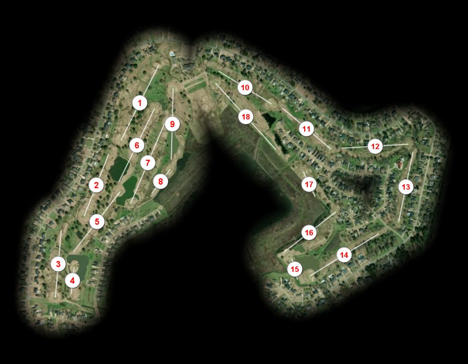 Frenchmans Bend Golf & Country Club course overview