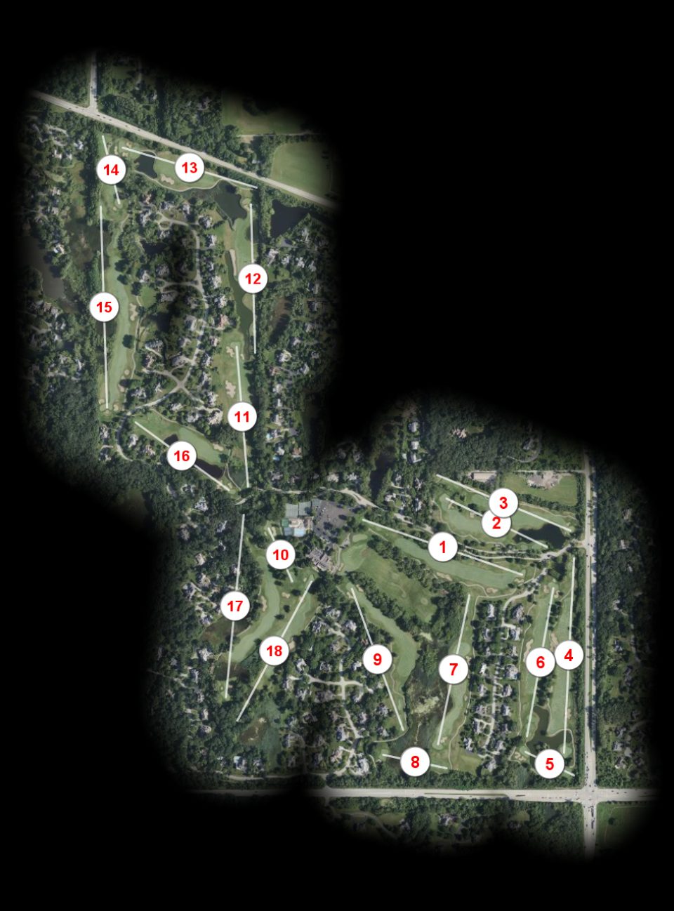 Royal Melbourne Golf Club course overview