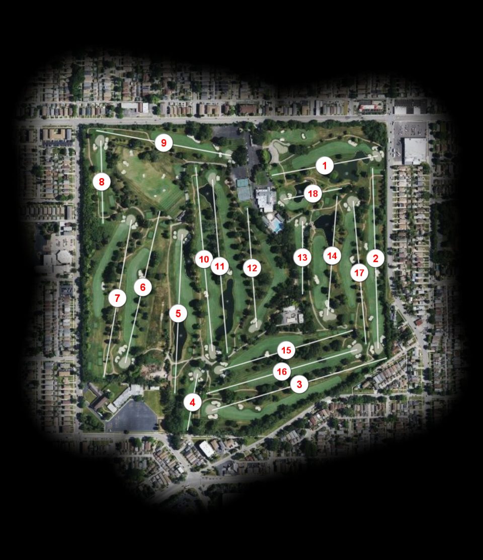 Ridgemoor Country Club course overview
