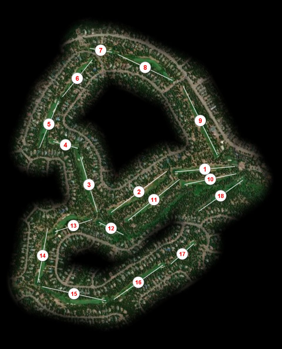 Tahoe Donner Golf Course course overview