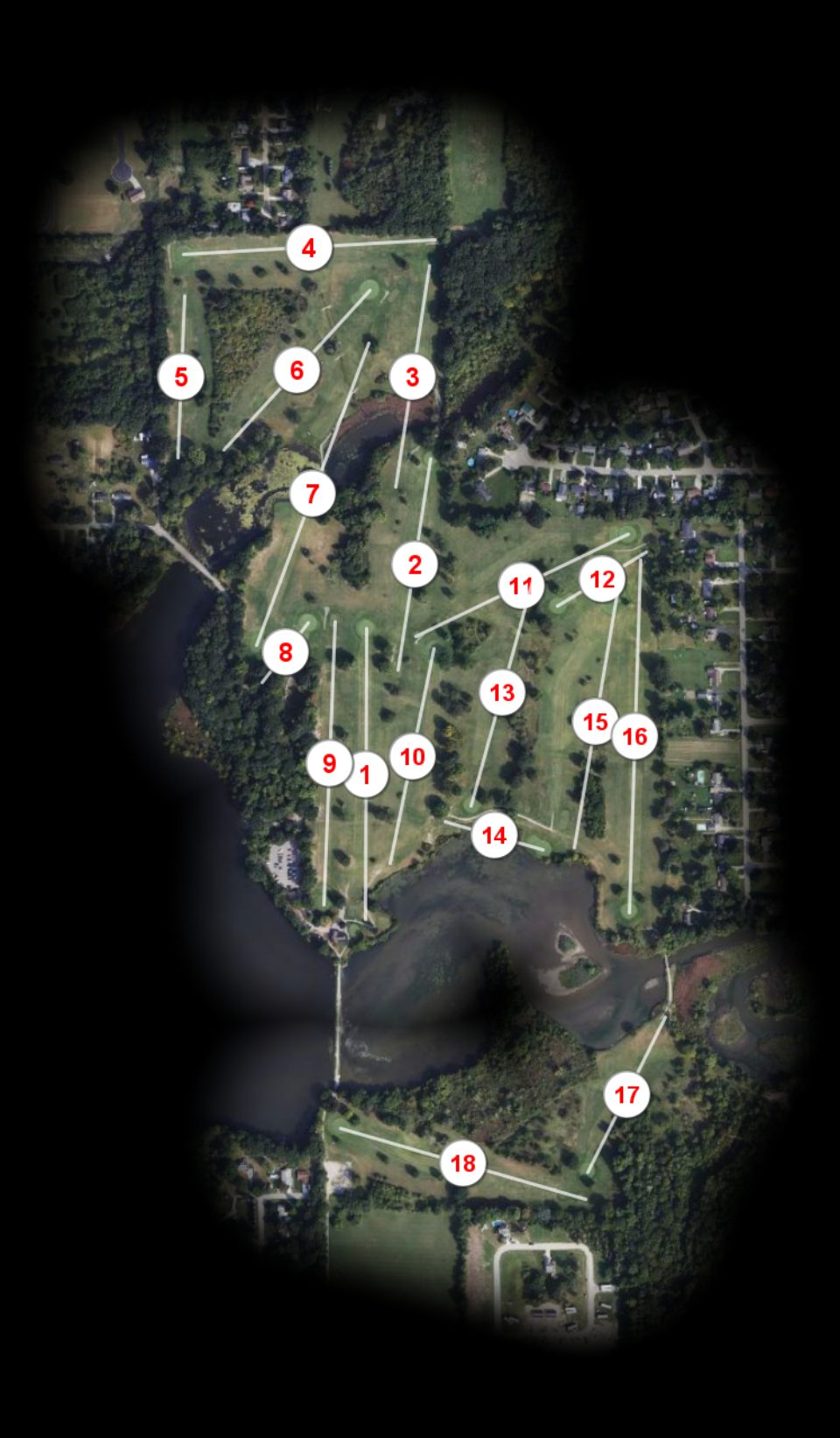 Kearsley Lake Golf Course course overview