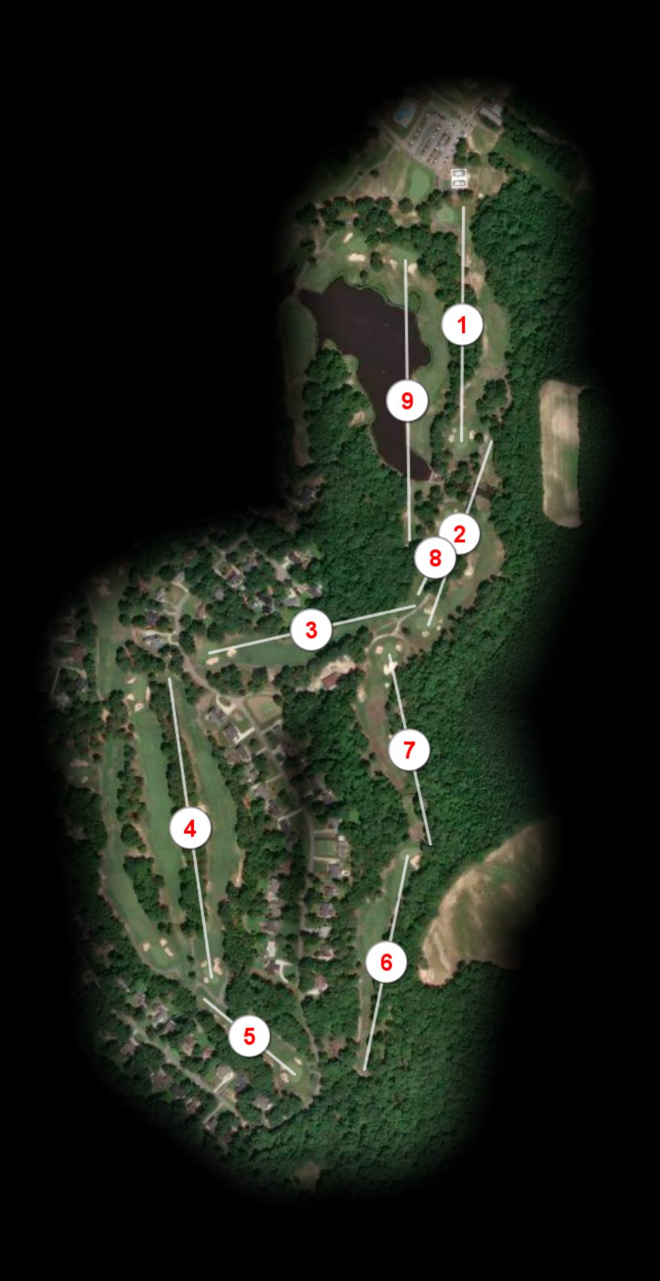 Black nine at Keith Hills Golf Course