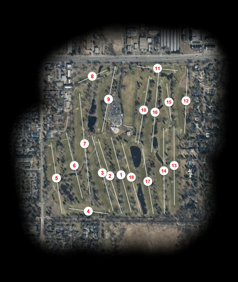 Flatirons Golf Course course overview