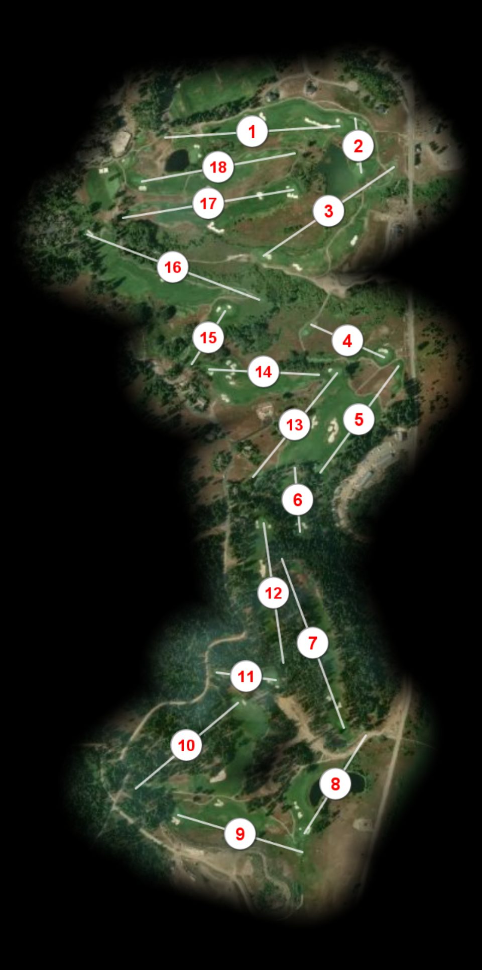 Osprey Meadows at Tamarack Resort course overview