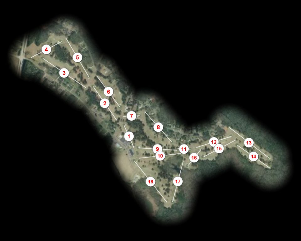 Three Pines Country Club course overview