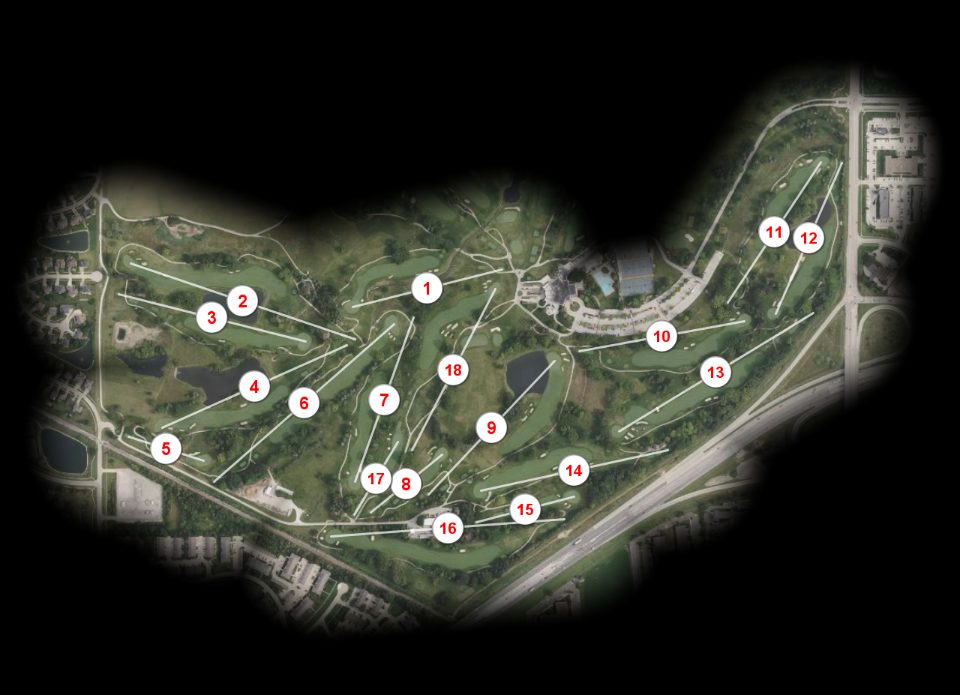 Des Moines Golf & Country Club South course overview
