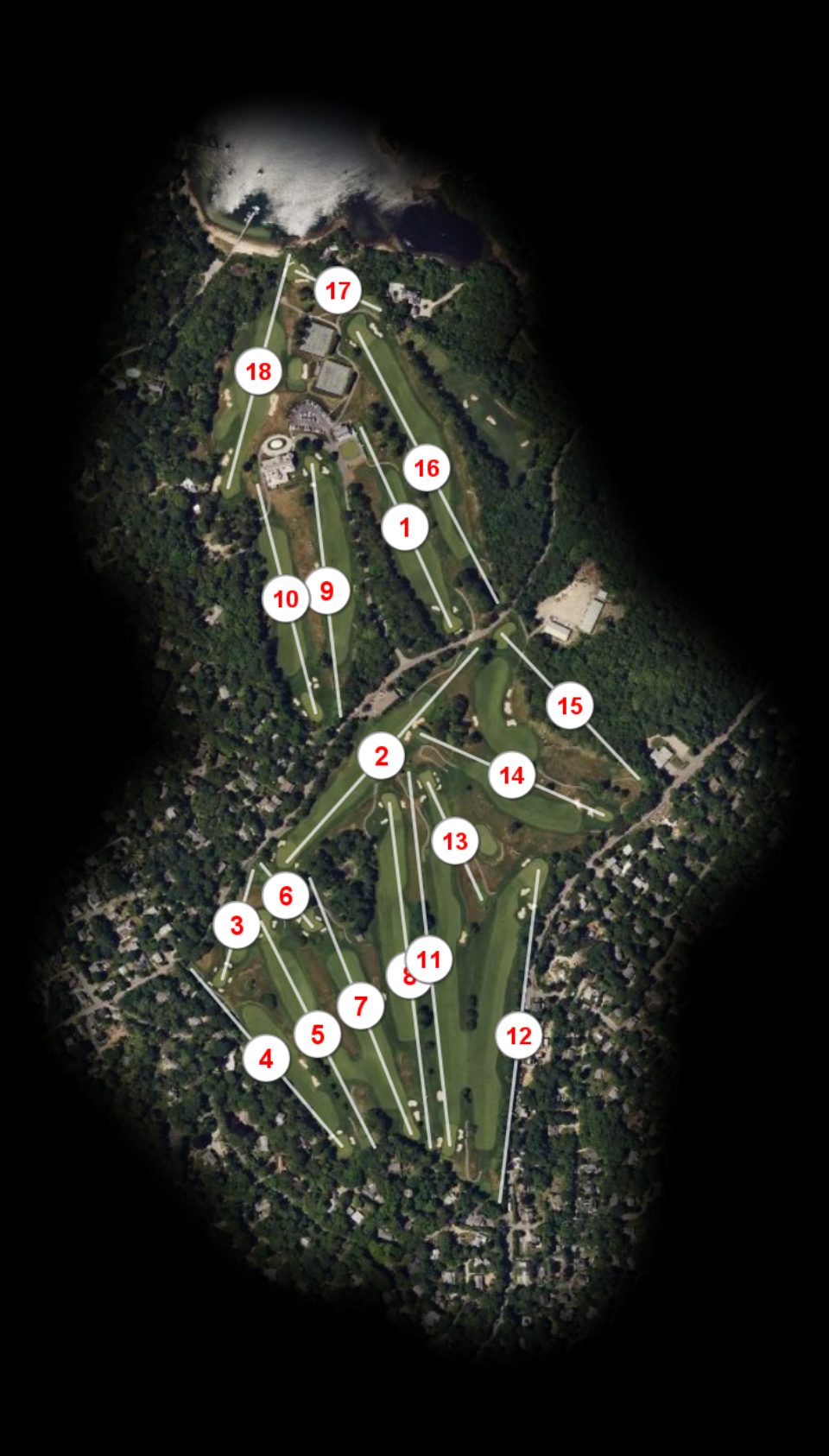 Woods Hole Golf Club course overview