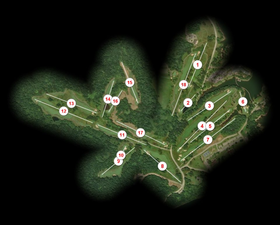Stonewall Resort Palmer course overview