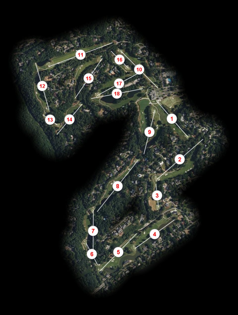 Atlanta Country Club course overview