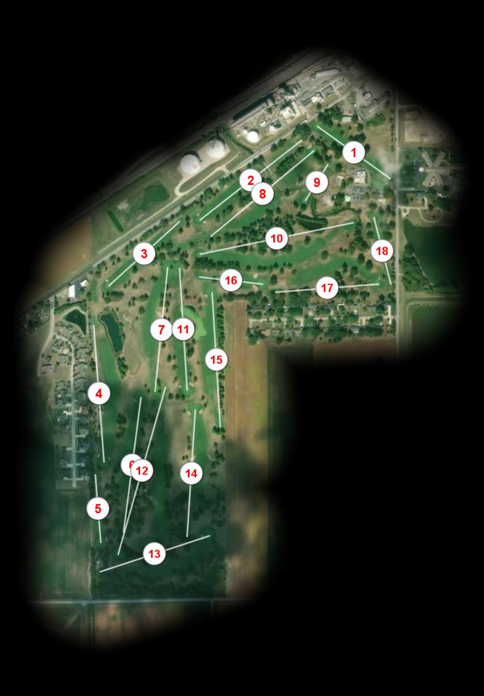 Fostoria Country Club course overview