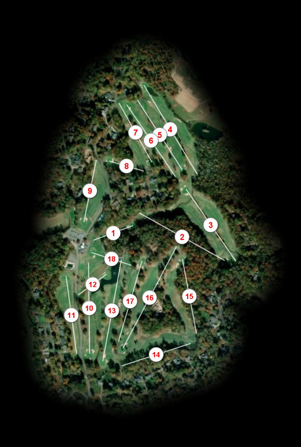 Oakwoods Country Club course overview