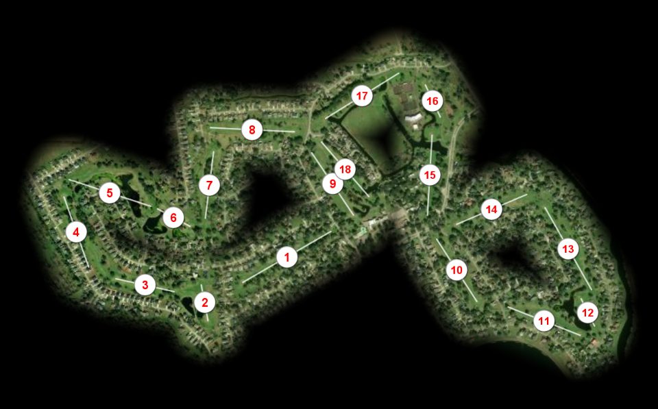 Columbia Lakes Resort & Conference Center course overview