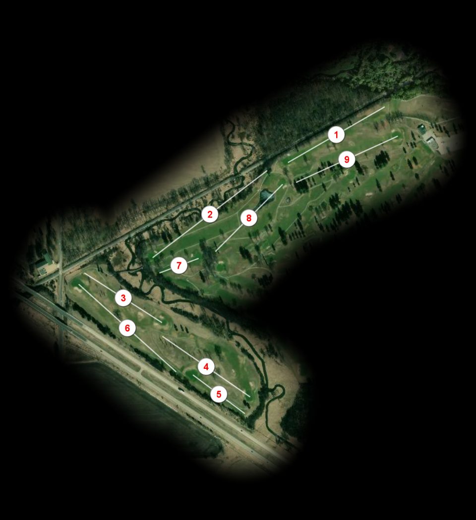 North nine at Delbrook Golf Course