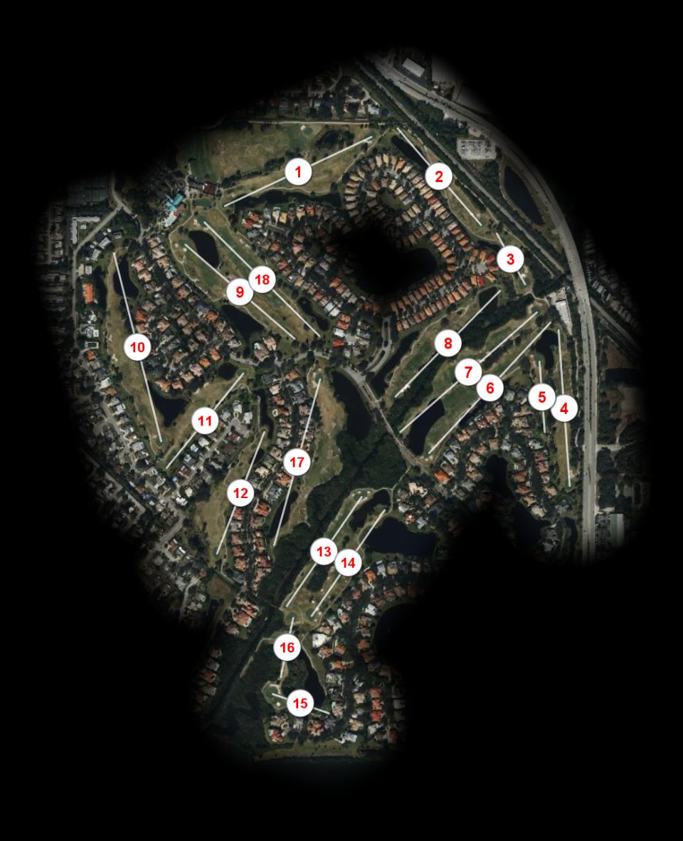 Bayou Club course overview