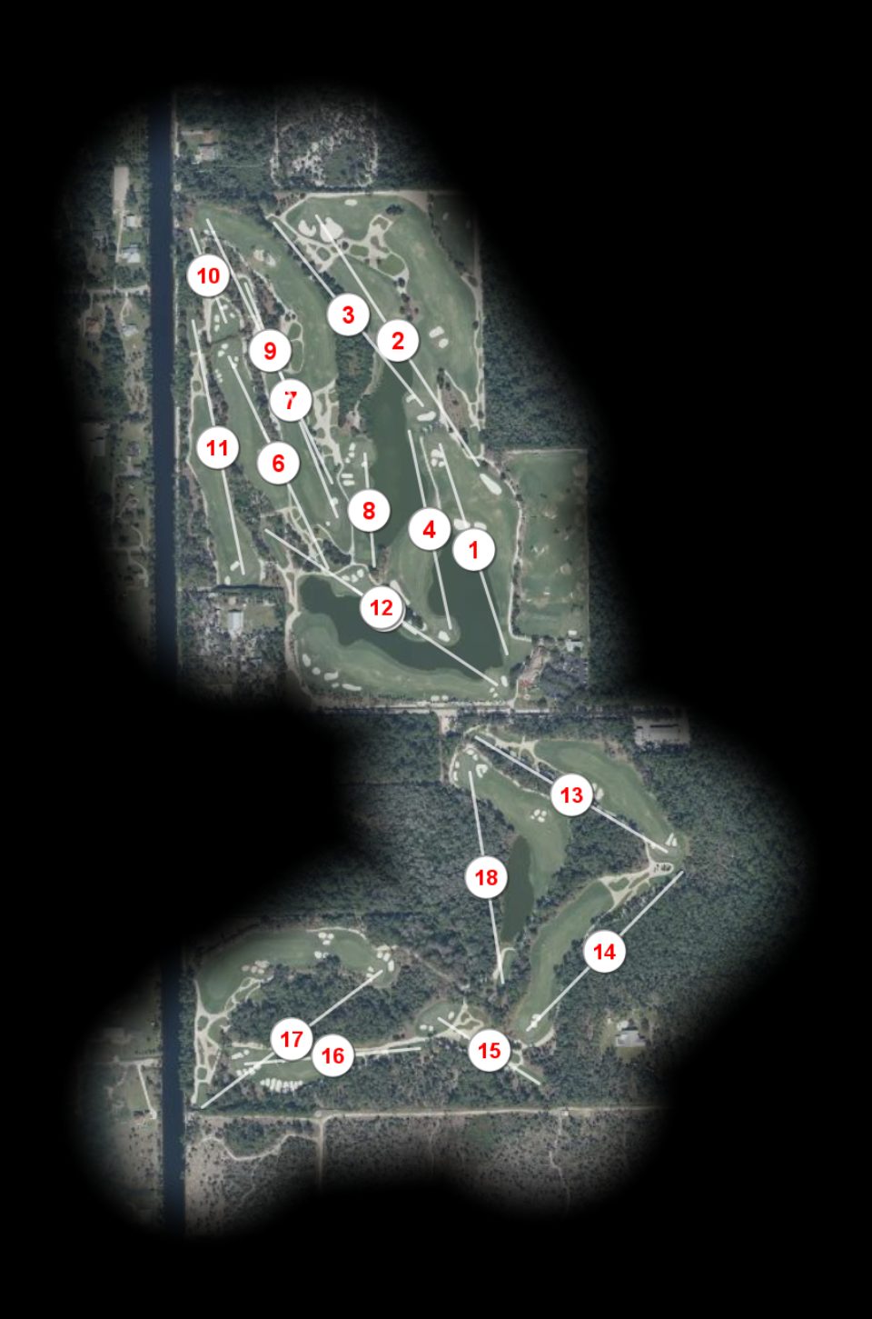 The Hideout Golf Club course overview