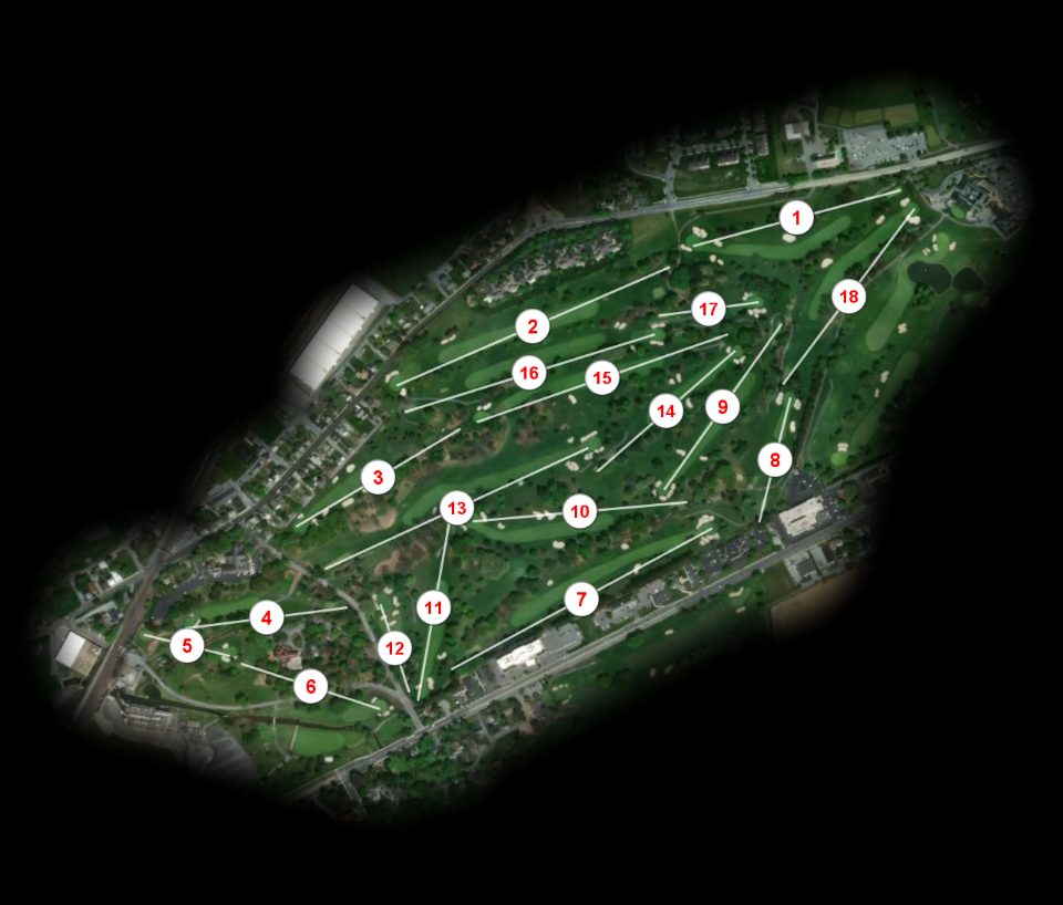 Hershey Country Club West course overview